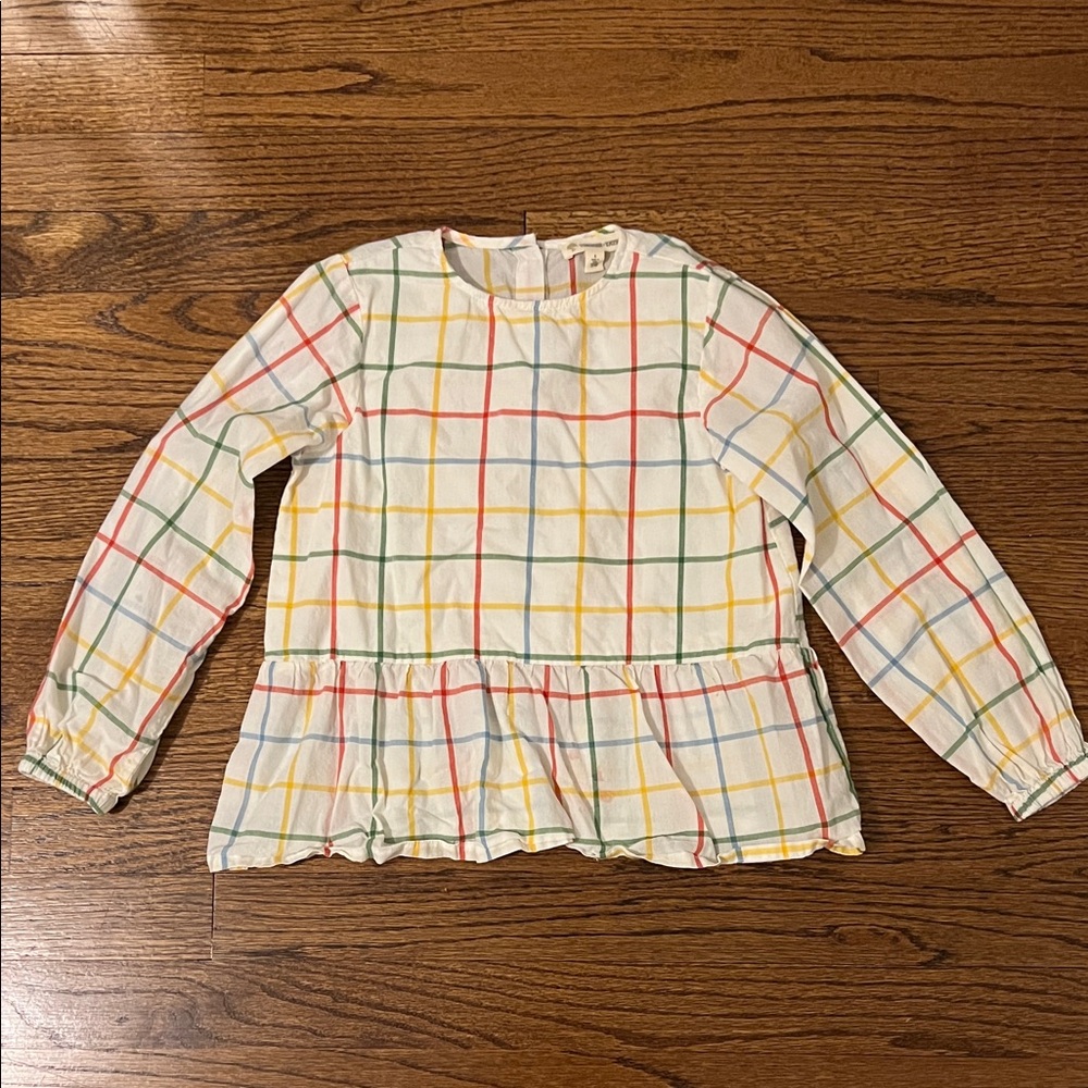 Tucker + Tate Multicolor Plaid Kids Blouse